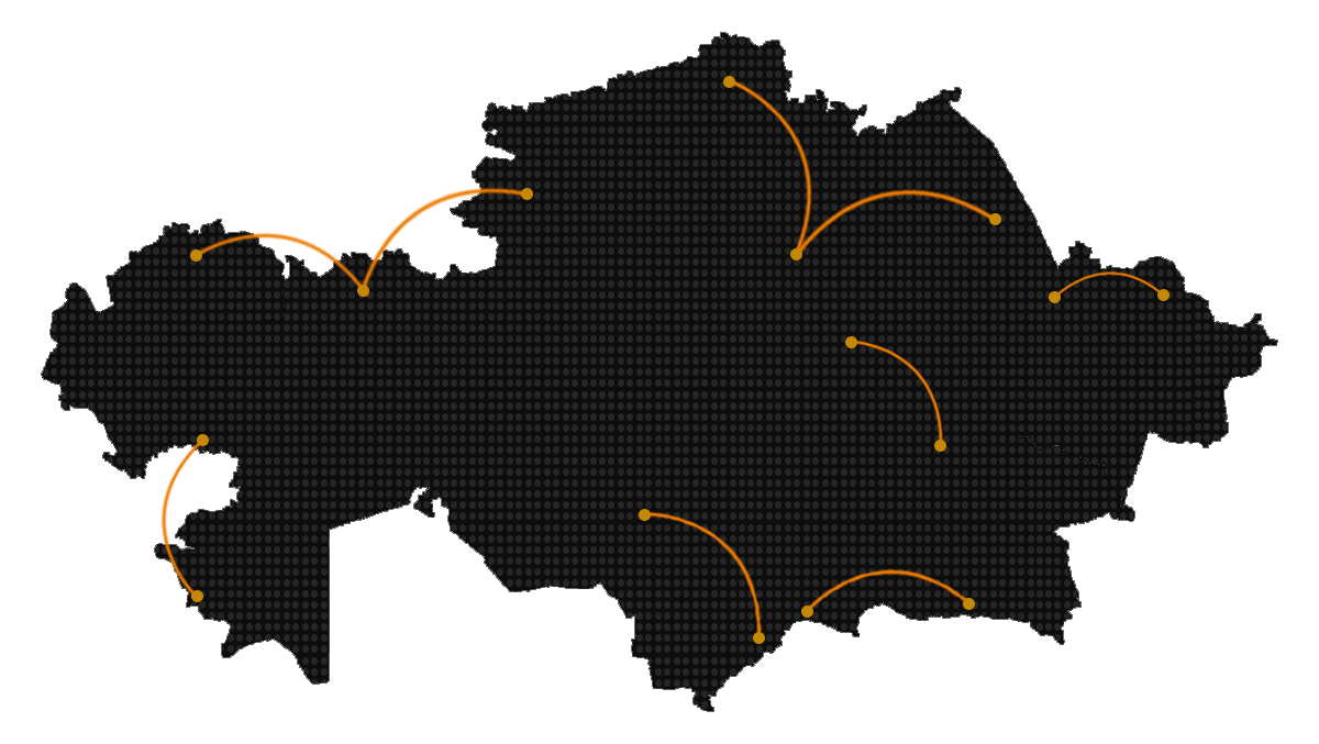 карта казахстана 2